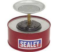 1 Litre Plunger Can - One Handed Operation - Flammable Liquid Dispenser