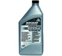 Quicksilver Boats Premium Plus 2 Cycle Tc-w3 Outboard Oil Engine 1l 6 Units Grey