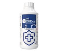 1 Litre Rubbing Alcohol 70% Ethanol - Multi-Purpose Surface Cleaner & Antiseptic - Fast Drying, High Purity Formula for Home, Office & Industrial Use