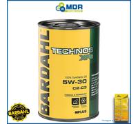 1 Lt Engine Oil Bardahl Technos Xfs C2 C3 5W30 - 1 Liter