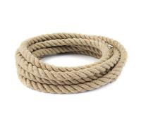 1 m Jute Rope 14 mm Natural Fibres Rope Barrier Rope Twisted Hemp M/Hand Rail