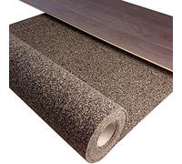 1 m² Rubber Cork (Cork) Footsteps Acoustic Sound Insulation and Walking Noises For Parquet, Cork, and Vinyl Floors - Also Suitable for Carpet Carpets - Thickness: 5 mm - Footstep Sound Insulation 22 dB (A) - We Make Your Floor Quiet.