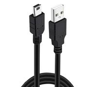 1 M USB 2.0 A to Mini B Cable for External HDDS/Card Readers - Black