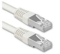 1 m white - 1 piece Cat.6 patch cable network cable CAT6 S-FTP Gigabit Lan PIMF CAT 6 copper CU halogen-free Internet DSL game console Smart TV
