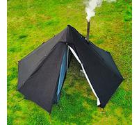 1 Man Tent Lightweight Teepee Hot Tent with Stove Hole Waterproof for Camping Hiking Hunting Fishing Backpacking