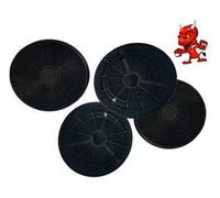 1 Megaset 4 Active Carbon Filter Fat Filter Carbon Filter Filter for Exhaust Hood Cooker Hood Bomann Du 612, You 613, You 613.1 Ix