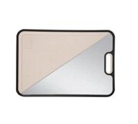 1. Metal & Wheat Fiber Cutting Board Double-Sided No-Slip Base for Hygienic Food Prep Kitchen & Home Use Professional Kitchen Cutting Board