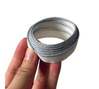1 Meter Book Binding Headband Bookbinding Endband Decorative Book Headband for Beginners, Silver