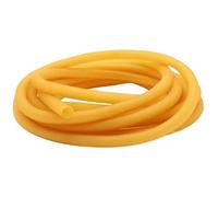 1 Meter High Resilient Natural Latex Rubber Tubing - Flexible U-V Resistant Hose for Various Applications(Yellow,1meterx5mmx10mm)