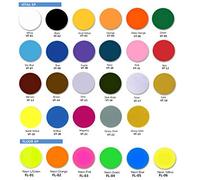 1 Meter Length Heat Press T-Shirt Vinyl MINSEO Vital/Fluorescent EP Transfer Cutter VT FL (FL-06 Neon Yellow)