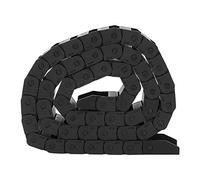 1 Meter R18 Black Nylon Cable Drag Chain Wire Carrier with 10 x 20 mm Internal Dimensions, Compatible with 3D Printers, CNC Machine Tools, Robotic Equipment, and Automated