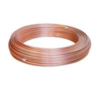 1 Meter T2 Copper Soft Tube Coil OD .8~12mm ID 0.6~10.4mm Wire Pipe Airs Conditioner Cooling DIY Crafts for Generators, Bus Bar(9.52x0.7mm)