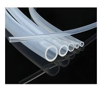 1 Meter Transparent Silicone Rubber Hose, ID 0.5 2 3 4 6 7 8 9 10 Mm O.D Food Grade Flexible Clear Tube, 1pcs(6x10)