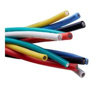 1 Meter Ultra Soft Silicone Wire - Flexible Copper Cable 20AWG to 6AWG, Perfect for DIY Projects and Electronics(Black,6awg)