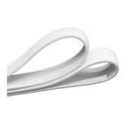 1 Meter White Sponge Cord Foam Rubber Strip, for Doors Windows Square Solid Foamed Silicone Rubber Seal Strips(20x30mm)