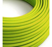 1 Meters / 3.28FT Braided Cables, LEDSONE 2 Core Electrical Cable, Vintage Braided Flex Cable Fabric Electrical Wire for DIY Lamps Industrial Pendant Lights Lighting Appliances (Light Green)
