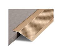 1 Meters Aluminum Floor Transition Strip Door Bar,Floor Bar for Doorways Threshold Ramp Tile Laminate Planks,Bridge The Height Between 10-35mm(Copper