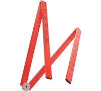 1 Metre (100cm) Long FOLDING CARPENTER'S Plastic RULER with Metric and Imperial Markings Measuring Tool Large Rule/Tape