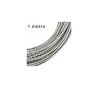 (1 Metre, 1mm) Galvanised Steel Wire Rope Metal Cable Rigging 7 x 7 1mm 2mm 3mm 4mm 5mm 6mm 8mm
