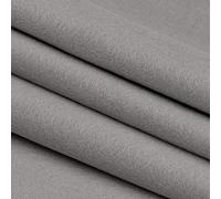 1 Metre Felt Fabric Material Craft Plain Colours Polyester 75cm Wide Crafts Arts - 75cm x 100cm (Silver Grey)