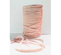 1 Metre Metallic Pale Pink Non Elasticated Single Strung 6mm Korean Sequin Trimming Embellishment Crafts Dressmaking Costumes