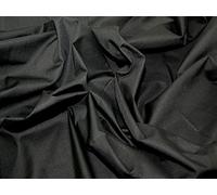 1 Metre Plain Black Polycotton Fabric polyester cotton material dress fabric - No UK Postage