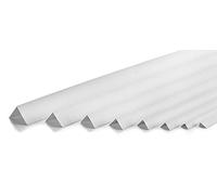1 Metre Self-Adhesive Plastic PVC Corner 90 Degree Angle Trim TMW Profiles (15x15 mm (0.59in x 0.59in), White)