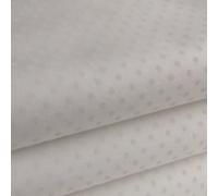 1 Metre - Tone On Tone Blender White Pin Spots On White 100% Cotton Fabric 112cm /44" Wide