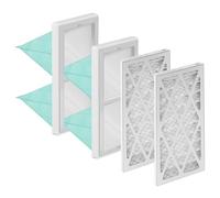 1 Micron Inner Filter and 5-Micron Outer Air Filter Replacement Compatible with WEN 3410, POWERTEC AF4000, AF4001, Shop Fox W1830, WEN 90243-026-2 Air Filtration Systems Woodworking, 2 Set