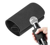 1 Microphone Sleeve - Black Recording Accessories, Comfortable Elastic Portable Mic Sleeves | Microphone for Elderly Teachers Bloggers Students Speech Lecture Video Studios