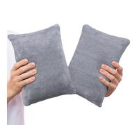 1 MIDDLE ONE 2 Pack Small Pillow, Cooling Memory Foam Mini Pillow 11 X 7 Inches for Sleeping, Travel, Neck, Knee Support, Tiny Cushion for Pet, Dogs (Grey)