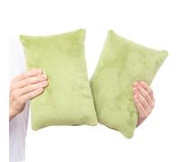 1 MIDDLE ONE 2 Pack Small Pillow, Memory Foam Mini Pillow 11 X 7 Inches for Travel, Sleeping, Nap and Neck, Knee, Lumbar Support, Tiny Cushion for Pet, Dogs (Sage Green)