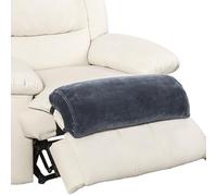 1 MIDDLE ONE Recliner Leg Rest Cushion with Strap, Memory Foam Under Knee Pillow for Back Sleeping and Foot Elevation, Half Moon Bolster Pillow for Bed, Chair, Head, Lumbar Support, 23x9x4in (Grey)