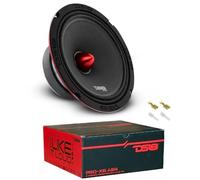 1 MIDRANGE DS 18 PRO-X8.4BM 20 cm 200 mm 8" Diameter Speaker, 275 Watt Rms and 550 Watt Max, 4 Ohm, 96 db, for Cars, 1 Piece + Faston Mounting