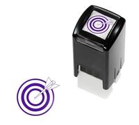 1 Mini Target Stamper Pre-inked Stamper Purple Ink Ready To Use 10mm Primary Teaching Services