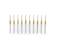 1 mm 10 x Tungsten Carbide Cutter Fine Mill Titanium Coat Milling Engraving Bits Rotary Burrs Set 3.17 x 1 mm Replacement Accessory