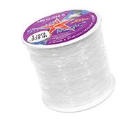 1 MM Stretch Magic Cord - Clear Color - 100 Meter Length - Elastic Bracelet String Cord for Jewelry Making