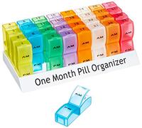 Aidapt Monthly Pill Organizer Box VM931AC - Colourful, 1-Month, 2 AM/PM Compartments
