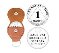 1 Month Sobriety Chip, 30 Days Sobriety Coin One Day at A Time AA Chips