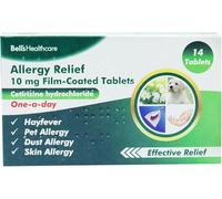 1 Month Supply Bells Healthcare Cetirizine Hayfever Allergy Tablets 30