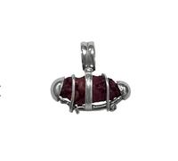 1 Mukhi Indonesian Rudraksha In Silver Pendant 12mm-13mm Activated & Energized