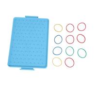 1 Multifunctional Geometry Geoboard STEM Learning Tool for Kids Students Hands-on Math Teaching Aid for School Home Use Portable Pegboard