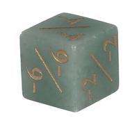 1 Natural Crystal Die with Mineral Embedded Particles Developed for Math Table Contests and Collectors Display