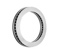 1 Needle Roller Thrust Bearing with Washer AXK+2AS 8mm-80mm Inner Diameter 19mm-105mm Outer 4mm-6mm Total