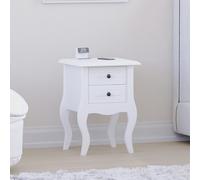 (1) Nishano 2 Drawer Bedside Table - Spacious Storage