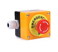 1 NO 1 NC 10A 660V Emergency Stop Push Button Red Mushroom Switch Station IDGTTLDF