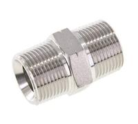 1'' NPT Stainless steel Double Nipple 140 Bar - Hydraulic