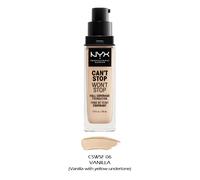 1 NYX Can't Stop Won't Stop Full Coverage Foundation "Pick Your 1 Color" Joy's