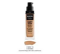 1 NYX Can't Stop Won't Stop Full Coverage Foundation "Pick Your 1 Color" Joy's