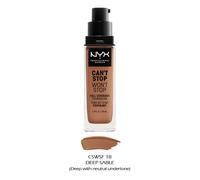 NYX Professional Makeup Can't Stop Won't Stop 24 Hour Foundation (Various Shades) - Deep Sable